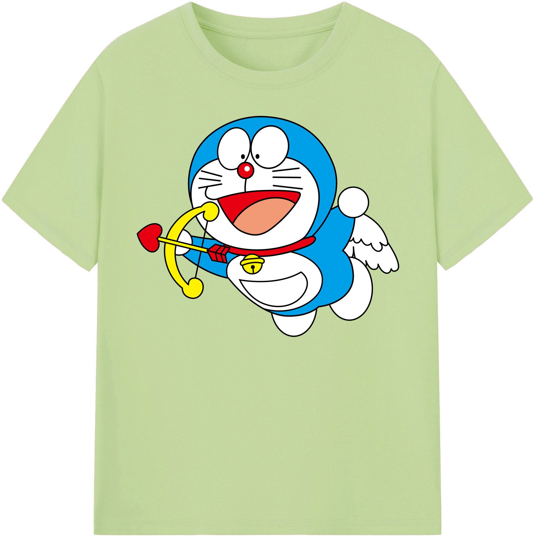 （画像用） ドラえもん Doraemon 綿100％半袖Tシャツ（フロントプリント）